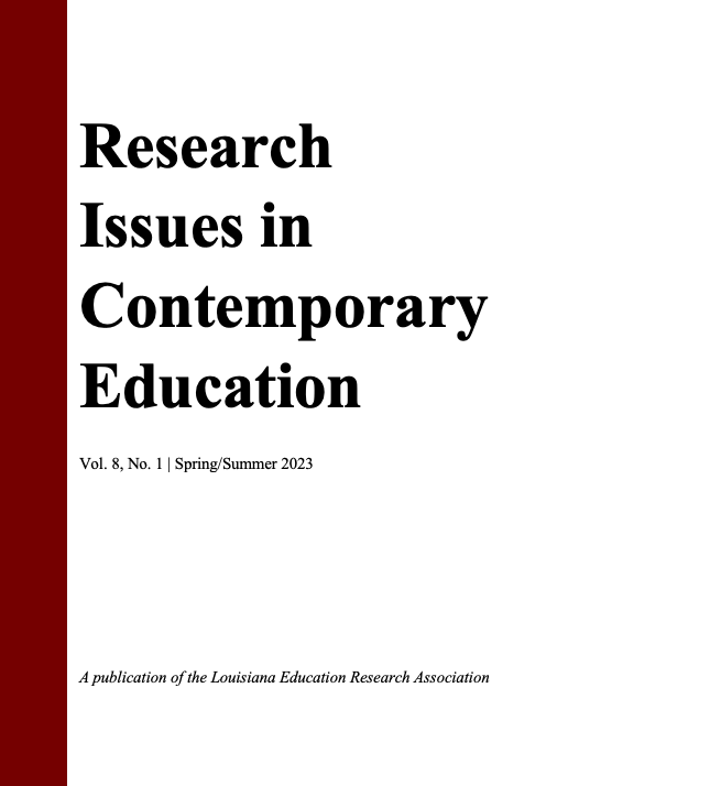 					View Vol. 8 No. 1 (2023): Research Issues in Contemporary Education
				